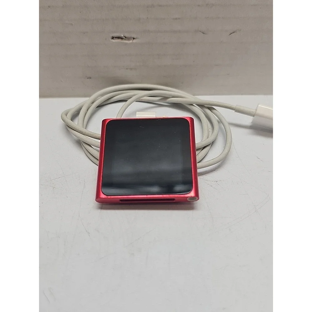 Apple iPod Nano 6th Gen (RED) Product **for Parts Or Repair